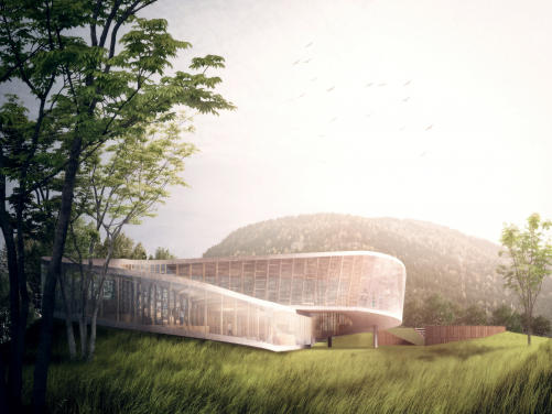 The Infinity Library in Dayi, Chengdu is at its detail design stage (photo credit: Department of Architecture, HKU)